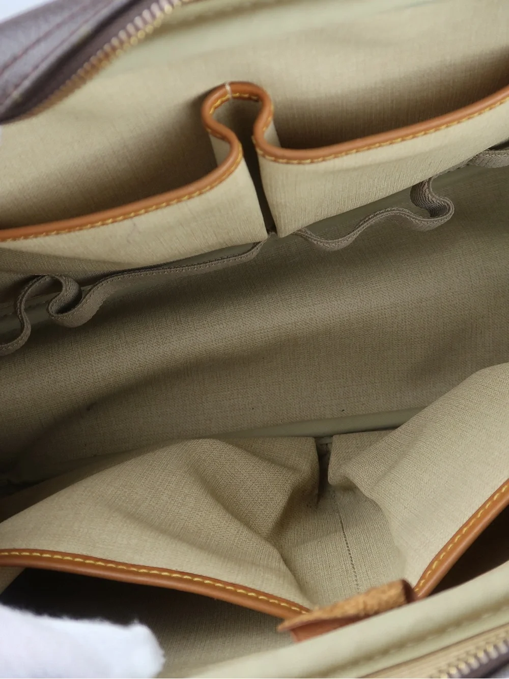 Louis Vuitton Deauville Monogram Handbag M47270 Vintage with Dust Bag